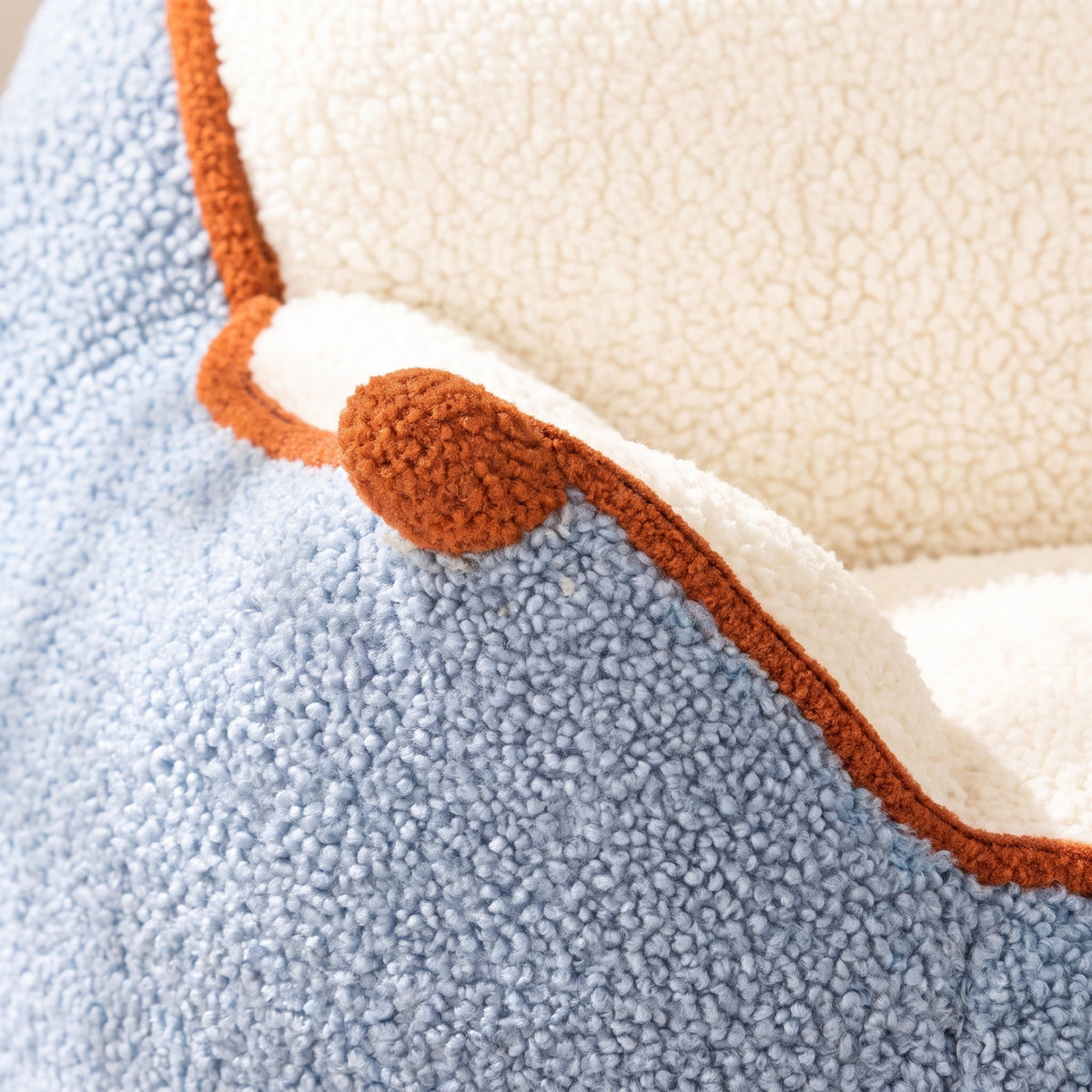 Fauteuil Pouf Chambre Bleu