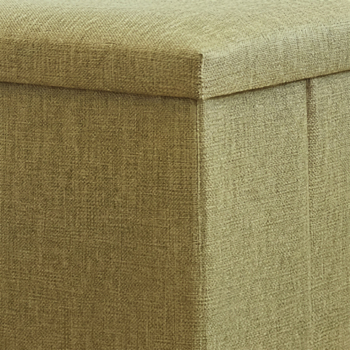 Pouf Coffre Vert Avec Couvercle