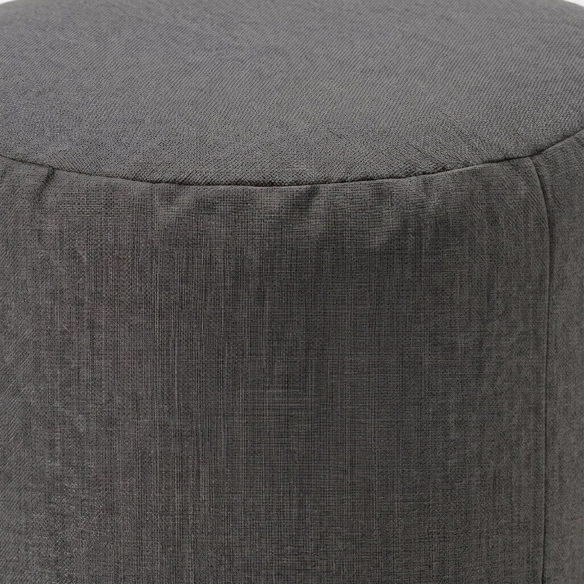 Pouf Repose-Pieds Gris Foncé