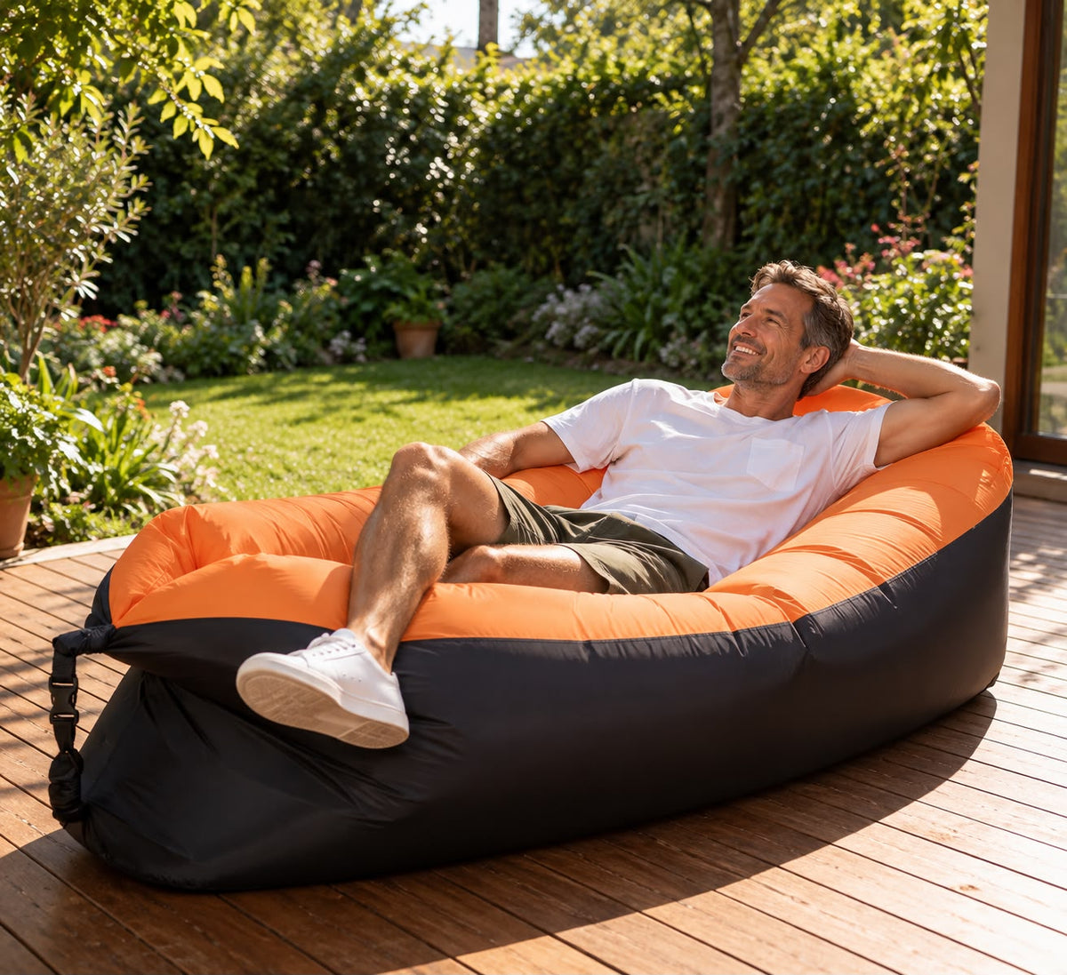 Grand Pouf Canapé Gonflable