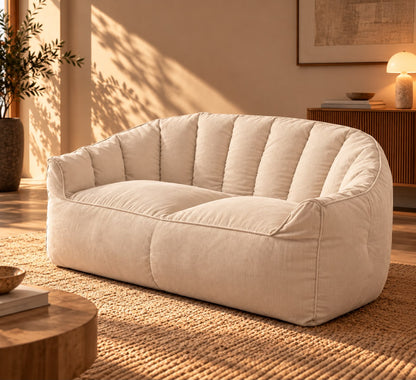 Pouf Canapé Salon Beige