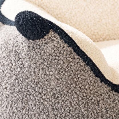 Fauteuil Pouf Chambre Gris
