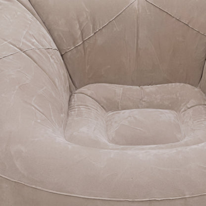 Gros Pouf Extérieur Gonflable Canapé Gris
