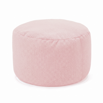Petit Pouf Repose-Pieds Rose