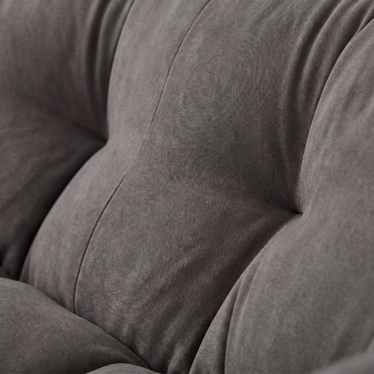 Pouf Canapé Géant Gris Foncé