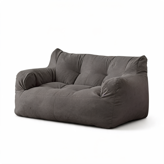 Pouf Canapé Géant Gris Foncé