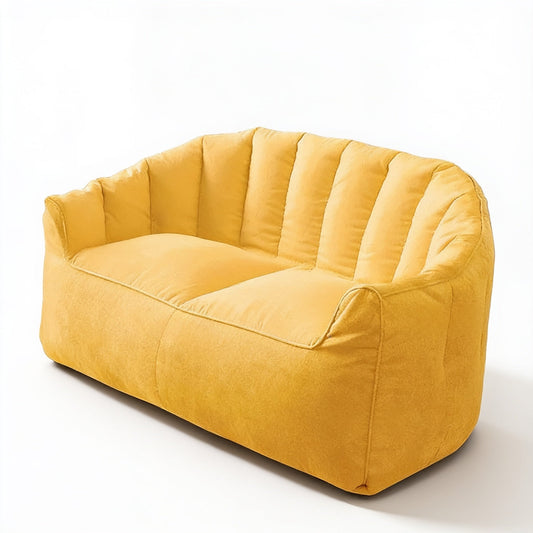 Pouf Canapé Salon Jaune