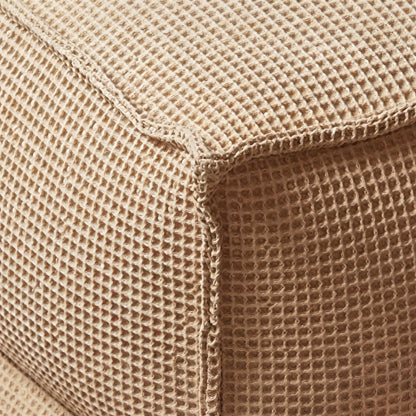 Pouf Carré Marron Salon