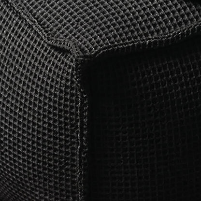 Pouf Carré Noir Salon