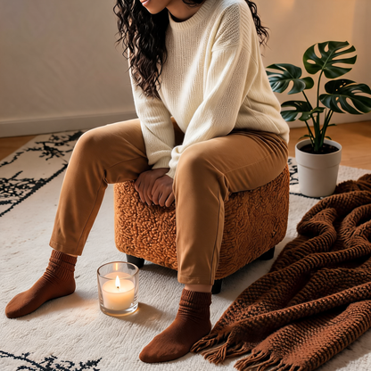 Pouf Coffre Bouclette