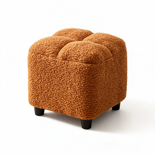 Pouf Coffre Bouclette