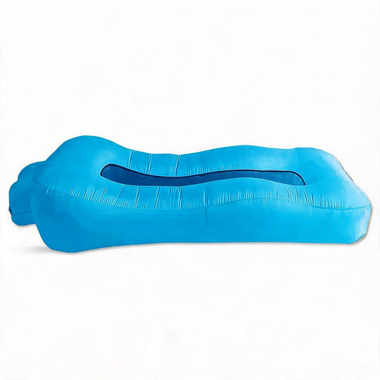 Pouf De Piscine Flottant Bleu Ciel