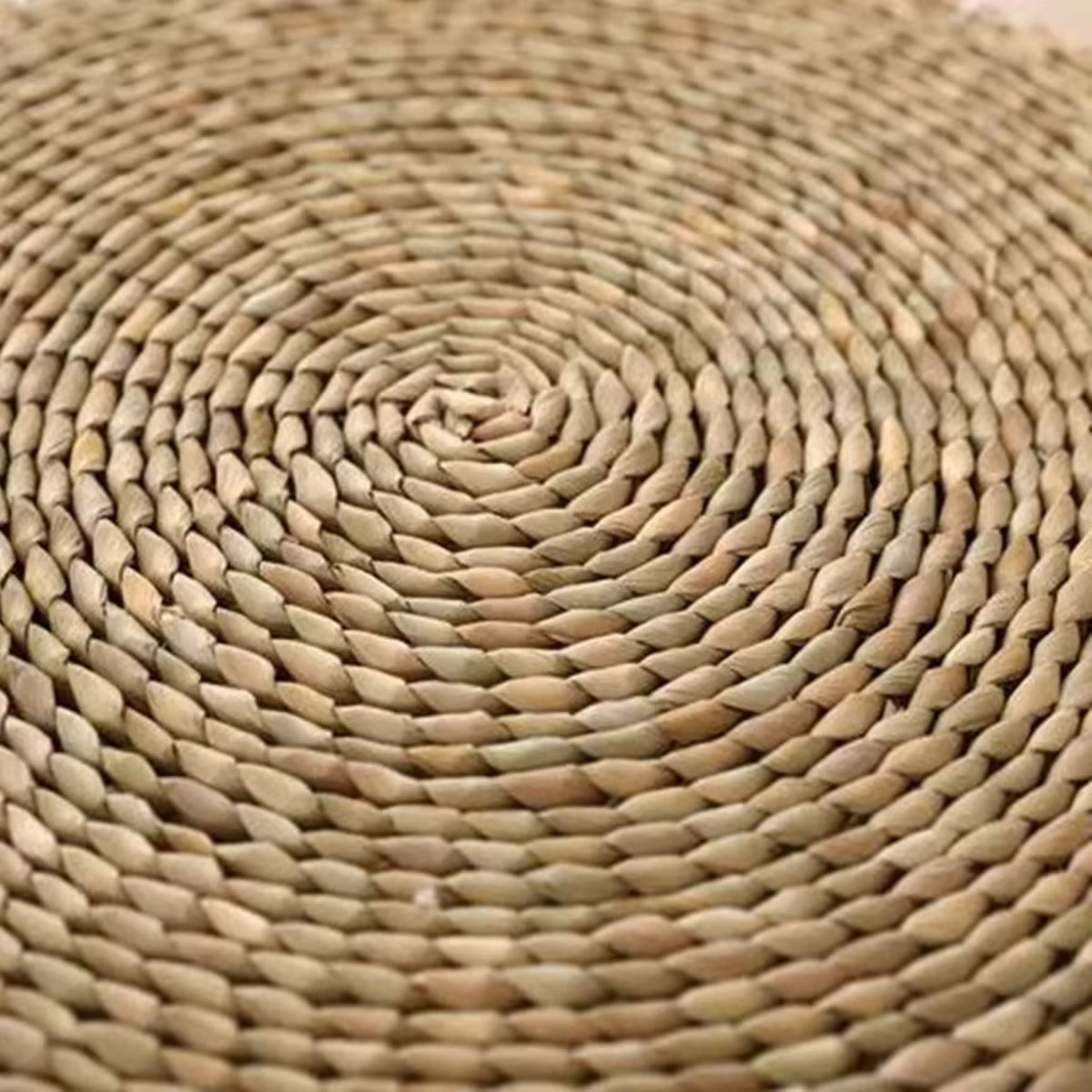 Pouf En Rotin Tabouret Campagne chic