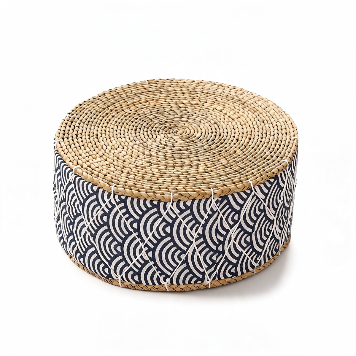 Pouf En Rotin Tabouret Japonais