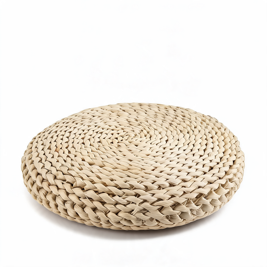 Pouf Extérieur En Rotin Rond