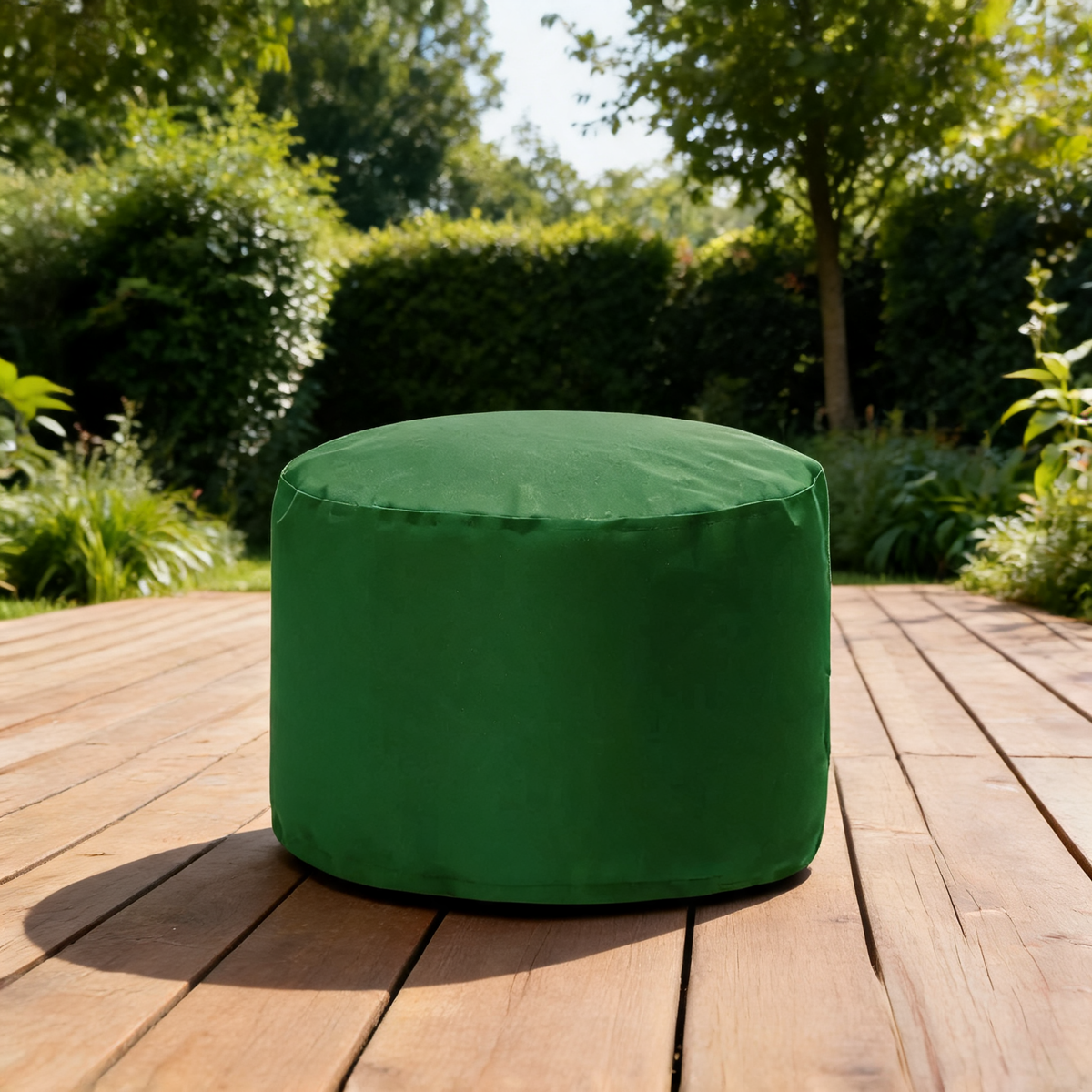 Pouf Extérieur Imperméable Vert Jardin