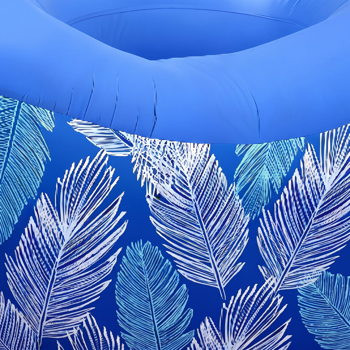 Pouf Flottant Bleu Piscine