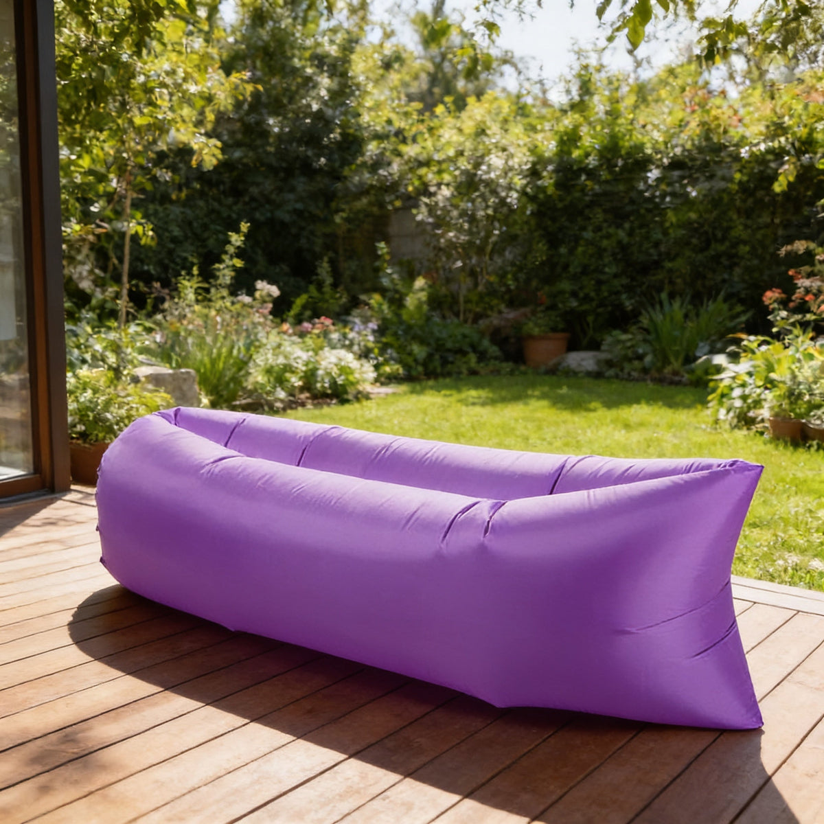 Pouf Gonflable Extérieur Canapé Violet