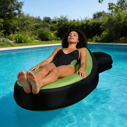 Pouf Piscine Gonflable Vert