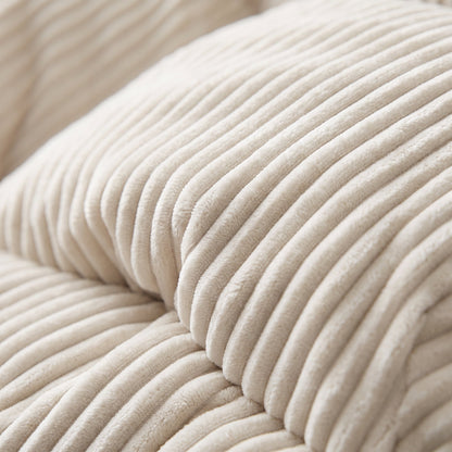 Pouf Poire Blanc Canapé