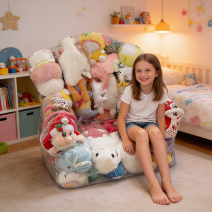 Pouf Pour Bébé Rangement Peluches