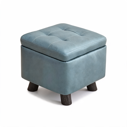 Pouf Rangement Chambre Bleu