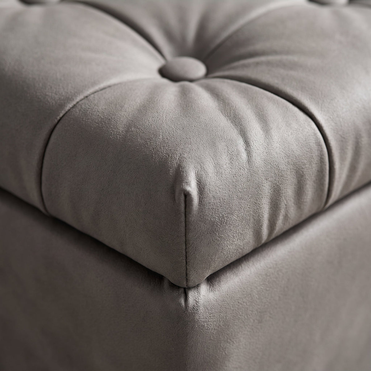 Pouf Rangement Chambre Gris
