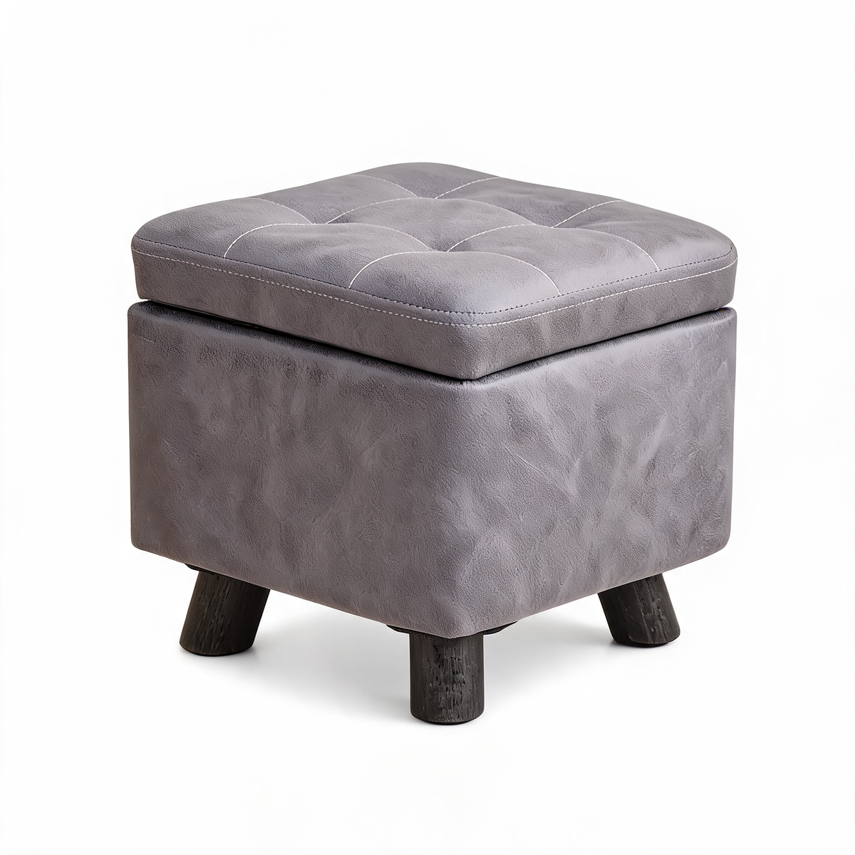 Pouf Rangement Chambre Gris