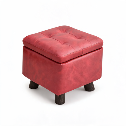 Pouf Rangement Chambre Rouge