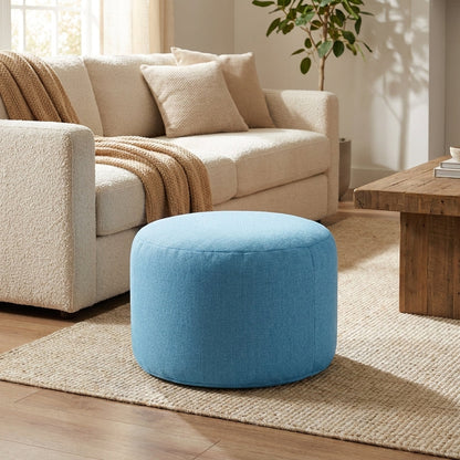 Pouf Repose-Pieds Bleu