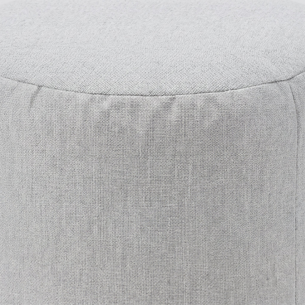Pouf Repose-Pieds Gris Clair