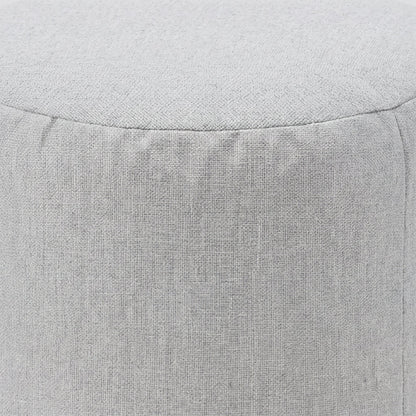 Pouf Repose-Pieds Gris Clair