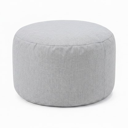 Pouf Repose-Pieds Gris Clair