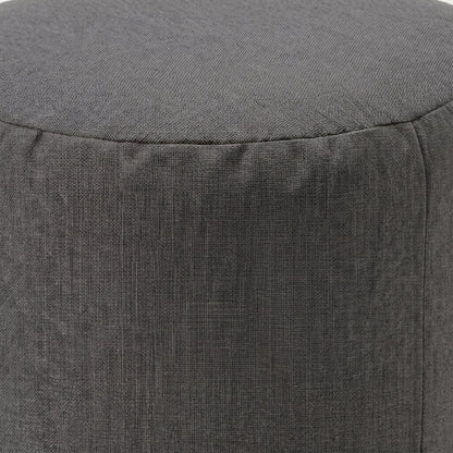 Pouf Repose-Pieds Gris Foncé