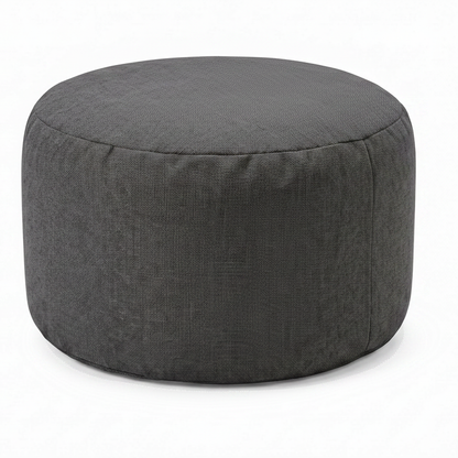 Pouf Repose-Pieds Gris Foncé