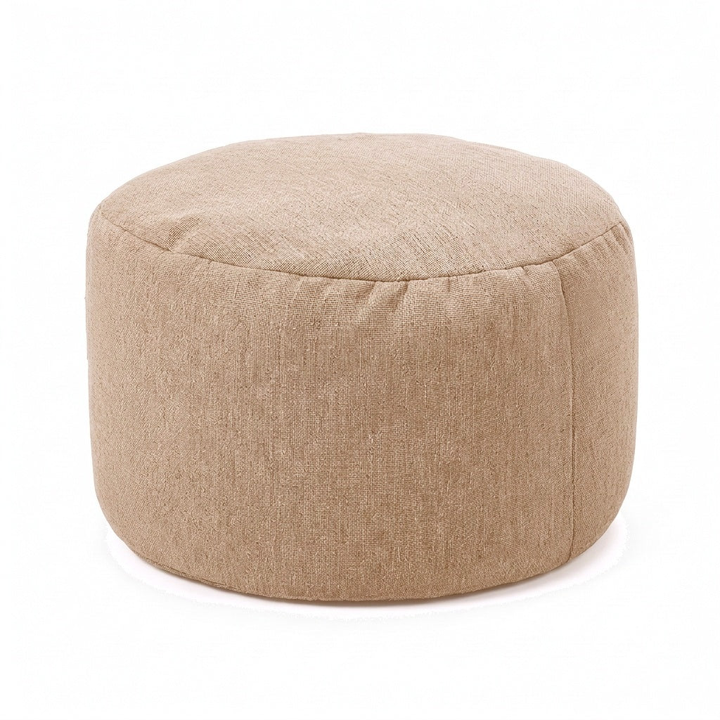 Pouf Repose-Pieds Salon Marron Clair