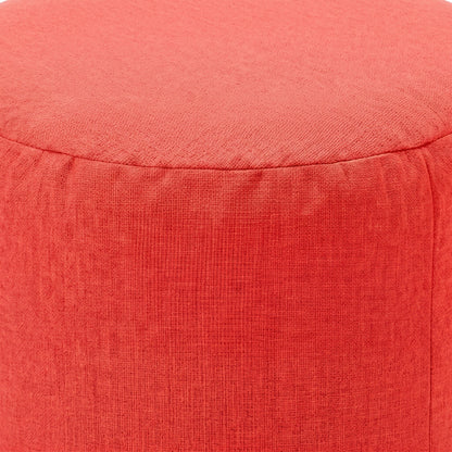 Pouf Repose-Pieds Scandinave Rouge