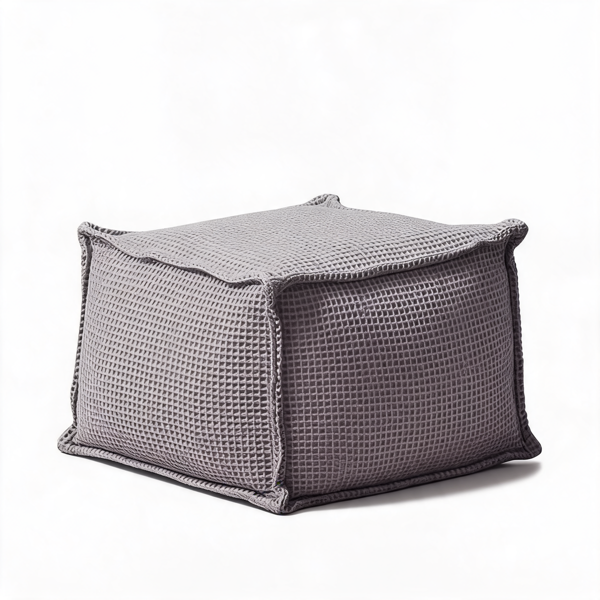 Pouf Salon Carré Gris Salon